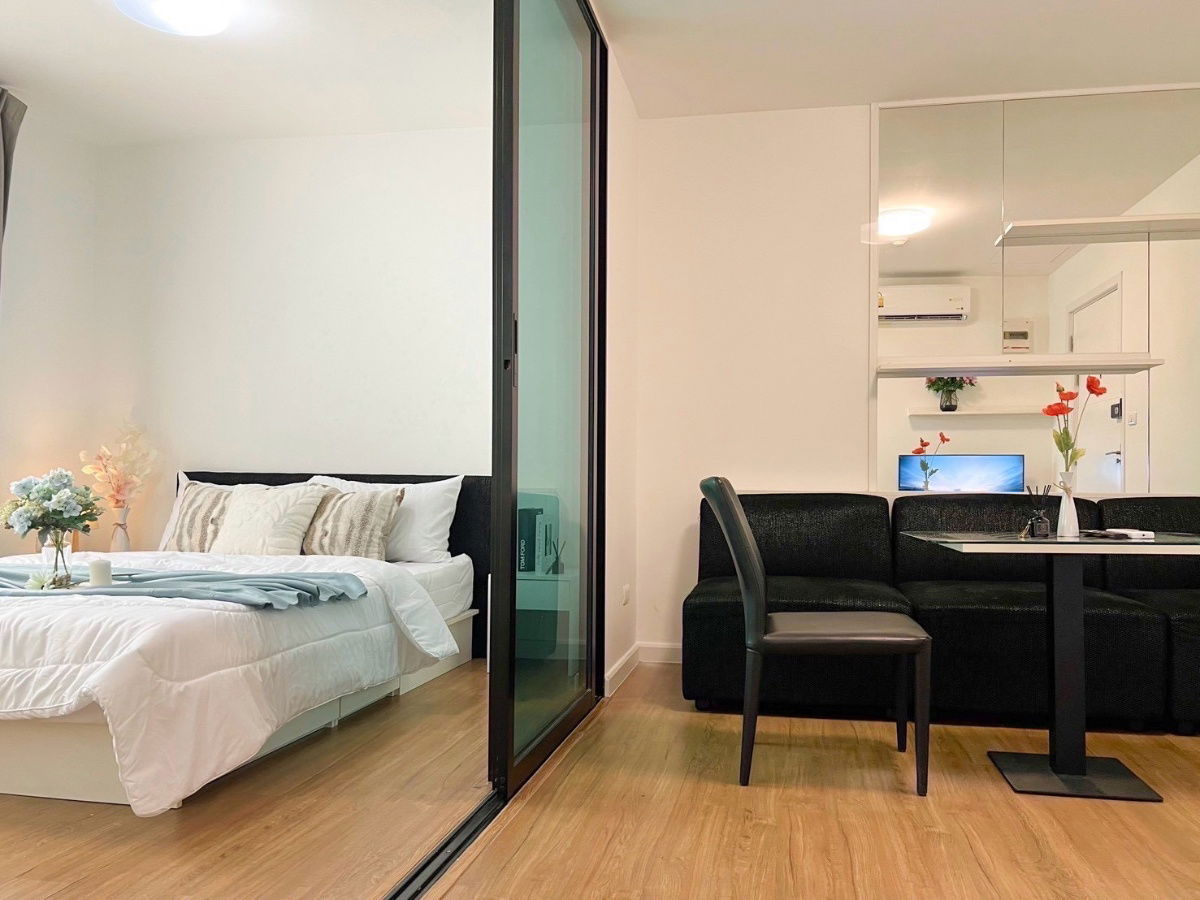 picture P1101 Condo for rent Chewathai Kaset-Navamin, near the university. Kaset and BTS, beautiful room, fully furnished, ready to move in. - 8/13