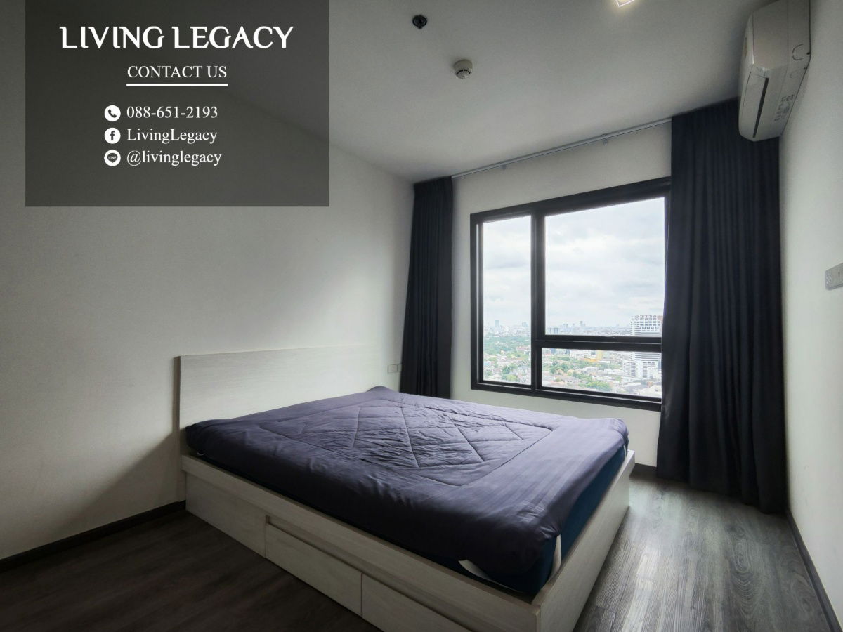 picture SHDRBK Condo For Rent Rich Park @ Triple Station 30 Sq.M. Floor 30 line id : @livinglegacy - 3/14