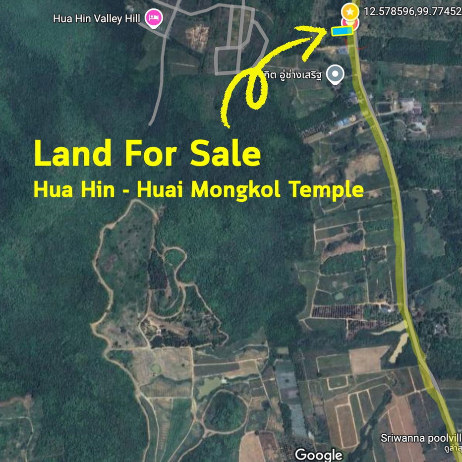 picture 8-Rai Land Plot with Mountain View, Near Huay Mongkol Reservoir, Hua Hin – Scenic and Beautiful Location - 3/6