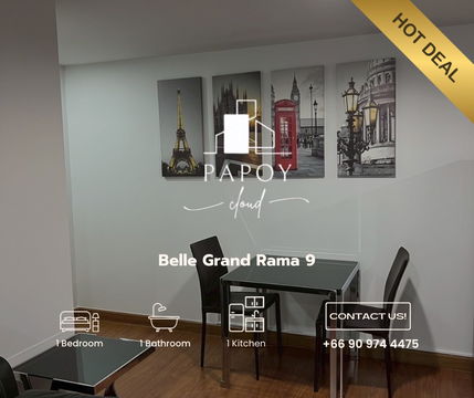 Hot Deal  🎉 Belle Grand Rama9 Nearby Central Rama9
