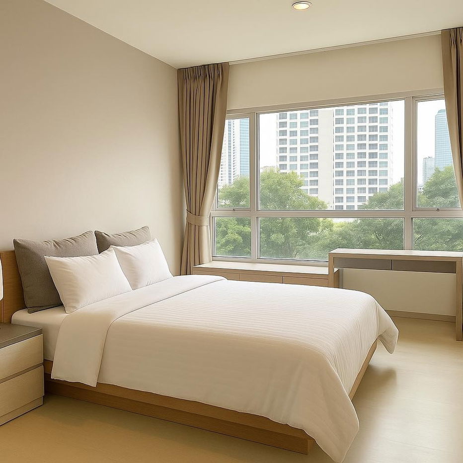 picture WS1631 ✨ For rent Life Ratchadapisek, corner room, near MRT Huai Khwang, only 400 m., only 27,000 baht/month - 1/6