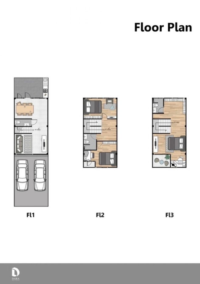 picture WS1649🏡 Urgent for rent! 3-storey townhouse, ready to move in, behind Muang Thong Thani | Near BTS, only 40,000 baht/month - 5/13