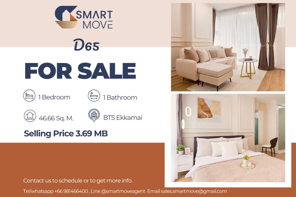 picture 🔥 For Sale !!🔥 Code C20250700042..........D65, 1 bedroom, 1 bathroom, luxurious / modern style, furnished, Special Deal!!📣📣 - 1/7
