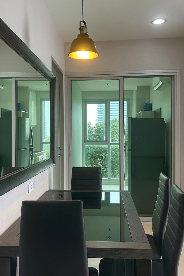 picture WS1631 ✨ For rent Life Ratchadapisek, corner room, near MRT Huai Khwang, only 400 m., only 27,000 baht/month - 5/6