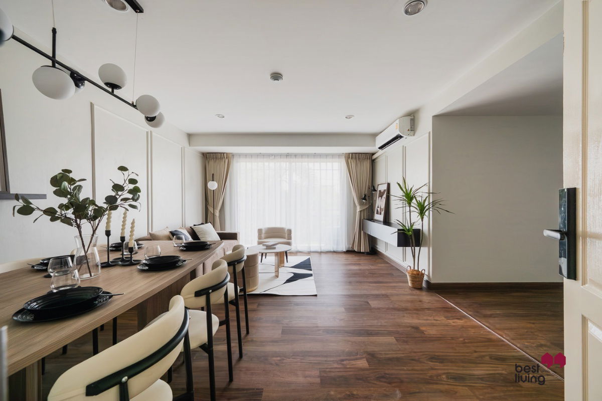 รูป 🏡 2 ห้องนอนใหญ่ ✈️ใกล้ดอนเมือง ระเบียงทิศใต้ อยู่สบาย พร้อมอยู่! - รูปที่ 2/8