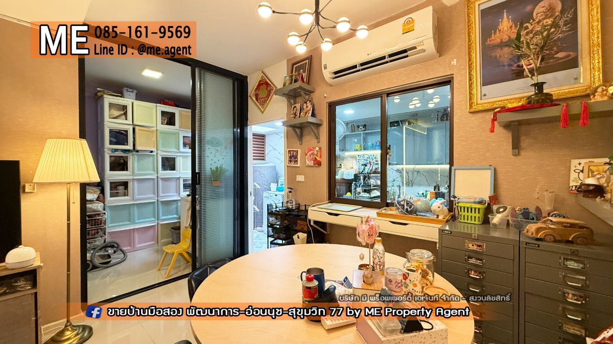 picture For Sale 2-Storey Townhouse Pruksa Ville 73, Pattanakarn 38, Good decoration, Close to Ekkamai - Thonglor - Sukhumvit, call 064-954-9619 (TA67-18) - 7/19