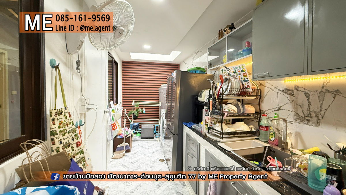 picture For Sale 2-Storey Townhouse Pruksa Ville 73, Pattanakarn 38, Good decoration, Close to Ekkamai - Thonglor - Sukhumvit, call 064-954-9619 (TA67-18) - 11/19