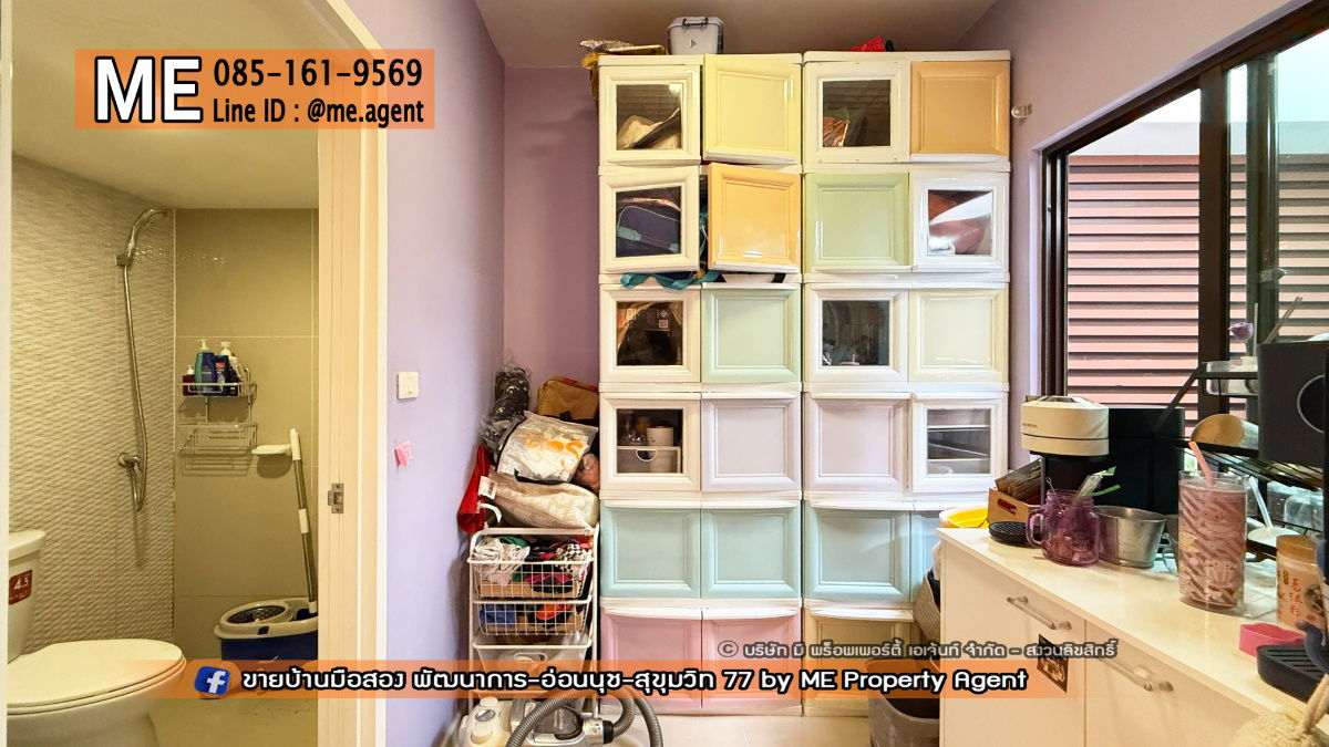 picture For Sale 2-Storey Townhouse Pruksa Ville 73, Pattanakarn 38, Good decoration, Close to Ekkamai - Thonglor - Sukhumvit, call 064-954-9619 (TA67-18) - 14/19