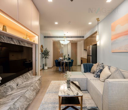 For Rent Condo ONE9FIVE ASOKE - RAMA 9 Building 1, Floor 6,2 bed room, Room size 74 sqm