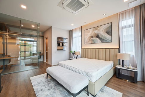 [  RENT ]⚡🌈HSP0041 Detached House at MANTANA Bangna km 15⚡🌈LINE: @theagentpro (please include “@”)