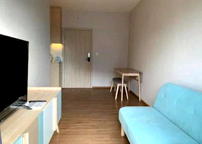 Condos for rent Ramkhamhaeng University : Condo for rent, Metris Rama 9 Ramkhamhaeng, 2 bedrooms, 1 bathroom, 21st floor, 48 sq m. ** Pets allowed*