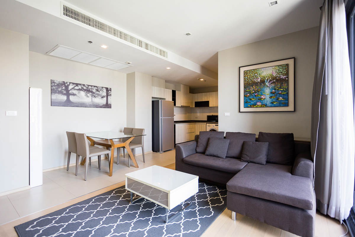 picture Condo for Rent HQ by Sansiri, 2 Bedroom 80 Sqm Fully Furnished with Bathtub Near BTS Thonglor, Ekkamai, Phrom Phong, Sukhumvit : YA25R-015 - 2/18