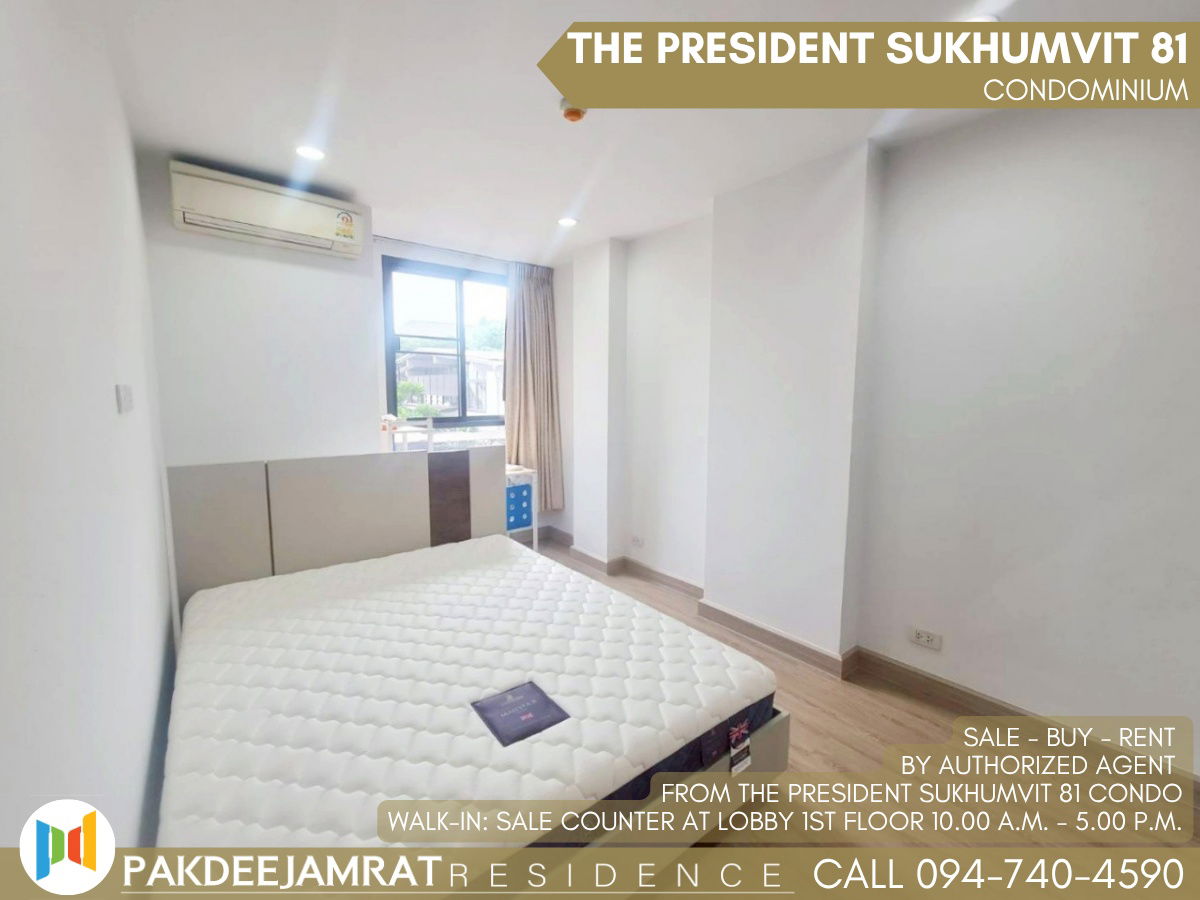 รูป 🅵🅾️🆁 🆁🅴🅽🆃  𝗧𝗵𝗲 𝗣𝗿𝗲𝘀𝗶𝗱𝗲𝗻𝘁 𝗦𝘂𝗸𝗵𝘂𝗺𝘃𝗶𝘁 𝟴𝟭 1 ห้องนอน 1 ห้องน้ำ  ขนาด 35 ตร.ม. 16,000 บาท / เดือน - รูปที่ 2/9