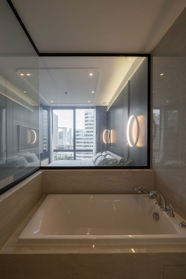 รูป ให้เช่า  ห้อง  1 ห้องนอน ที่ คอนโด Muniq หลังสวน, ใกล้สวนลุมพินี สถานี BTS และ MRT - รูปที่ 8/12
