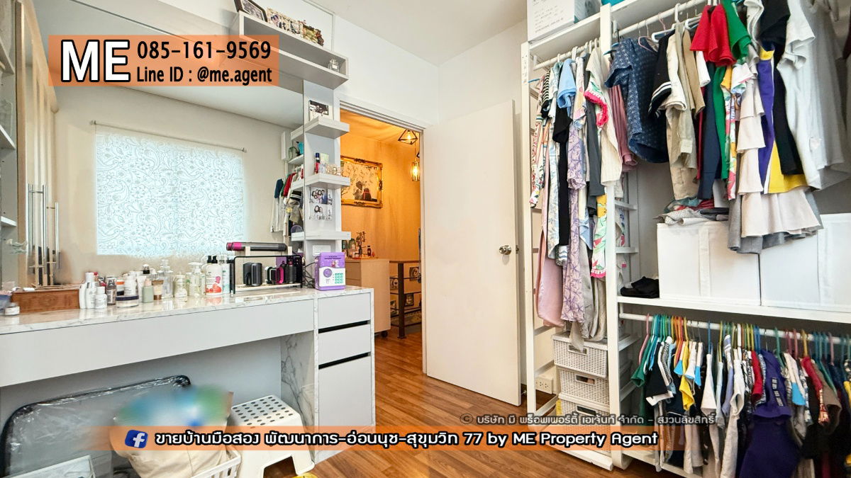 picture For Sale 2-Storey Townhouse Pruksa Ville 73, Pattanakarn 38, Good decoration, Close to Ekkamai - Thonglor - Sukhumvit, call 064-954-9619 (TA67-18) - 16/19