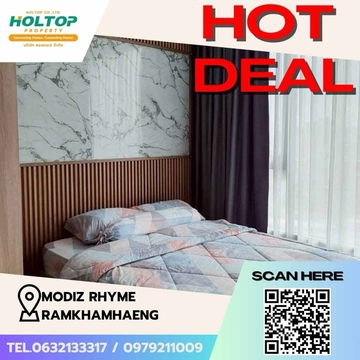 #Z1577 Condo for rent Modiz Rhyme Ramkhamhaeng