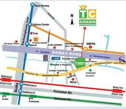 picture Condo for rent TC Green Rama 9 near MRT Rama 9 17,000 baht Property code: RS993 - 8/12