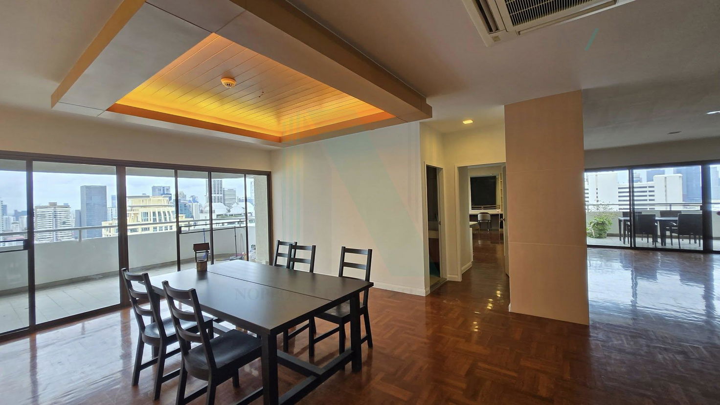 รูป ให้เช่าคอนโด ทาวเวอร์ พาร์ค อาคาร 1 ชั้น 26 3 ห้องนอน ขนาด 280 ตรม ใกล้ โรงเรียนวัดดิสหงสาราม - รูปที่ 8/8