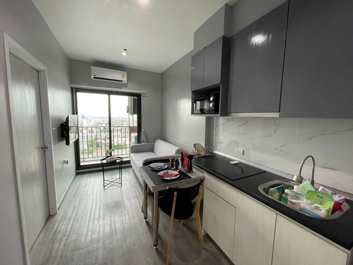 picture 🌿 WS1621 [For rent] Rich Park @ Triple Station 💸 Rent only 16,000 baht/month 📍 ARL Hua Mak - 29/32