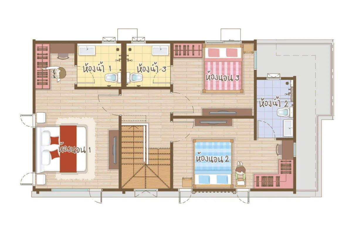 รูป ขายบ้านตัวอย่าง AKI ราคาสุดคุ้ม อณาสิริ วงแหวน ลำลูกกา - รูปที่ 11/12