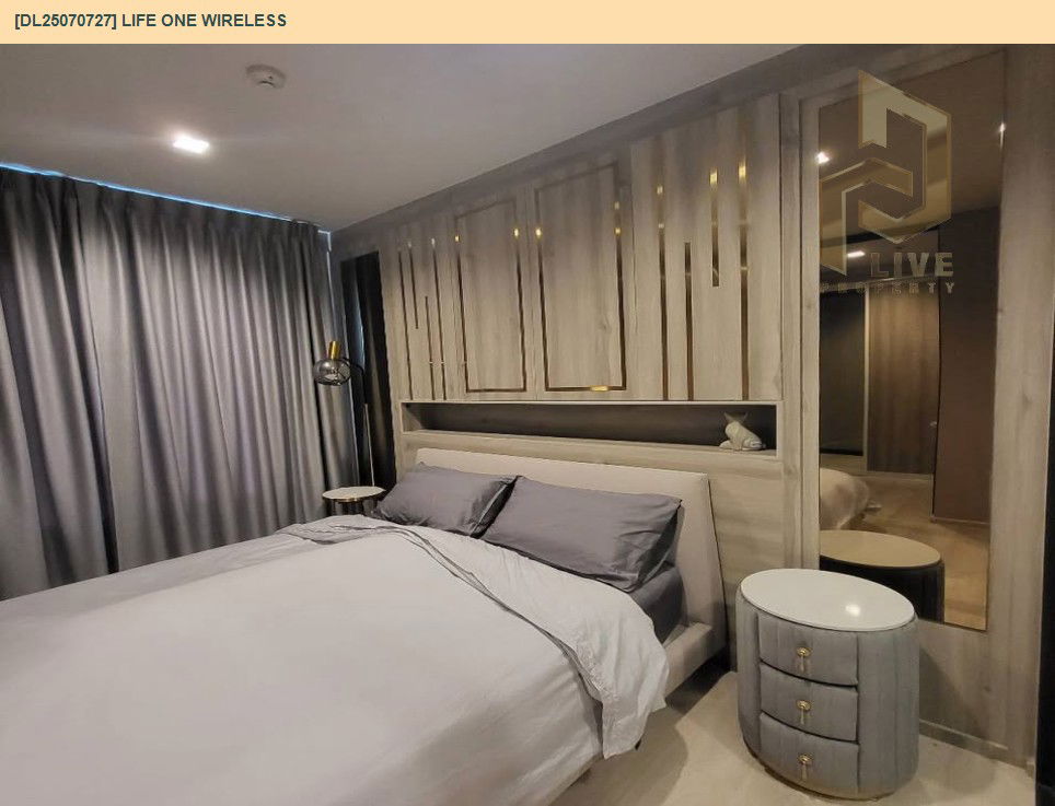 picture DL25070727 Condo for rent, Life One Wireless near BTS Ploen Chit, ready to move in, call urgently 0656133286 LineID @655ebbvc - 3/7