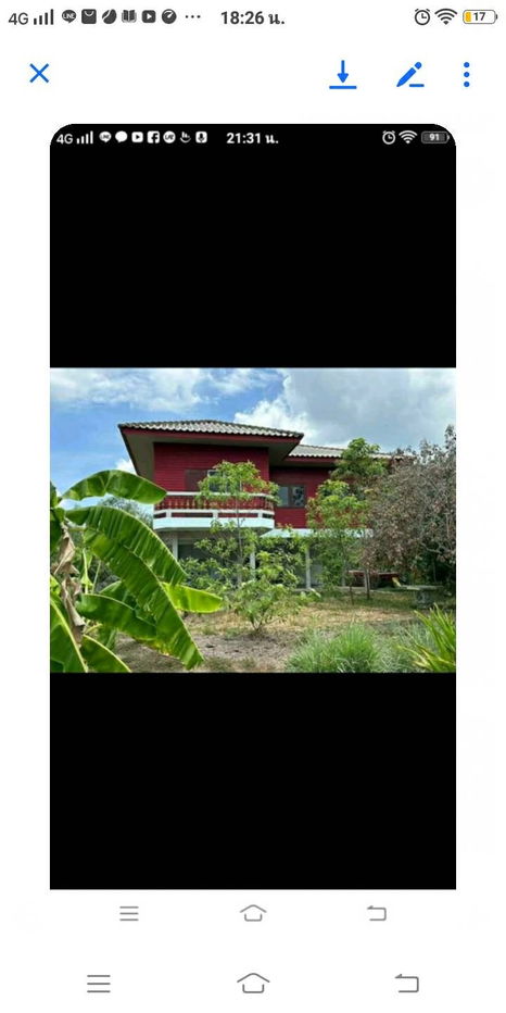 รูป ขายที่ดิน คลอง 14 หนองเสือ ติดถนนสาธารณะทั้ง 3ด้านอยุ่หน้าสุดของโครงการหมุ่บ้าน - รูปที่ 3/5