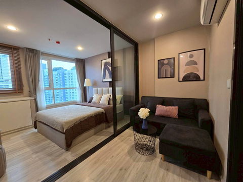 ✨ให้เช่าคอนโด เอ็กซ์ที ห้วยขวาง (XT Huaikhwang) ห้องสวย ไปไวมาก🍁นัดชมห้องด่วน 🟥LINE : @propertybkk1