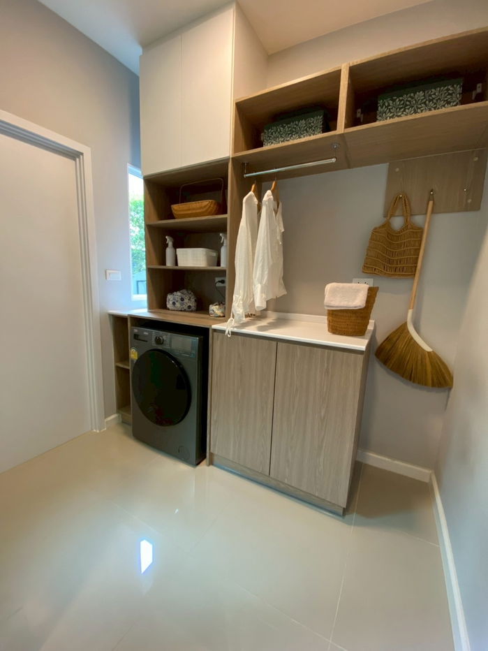 รูป (บ้านพร้อมเฟอร์นิเจอร์ เข้าอยู่ได้ทันที) ขายบ้านเดี่ยวไตล์ญี่ปุ่นใกล้ทางด่วน ศรีสมาน-ดอนเมือง โครงการอณาสิริ สรงประภา - รูปที่ 10/20