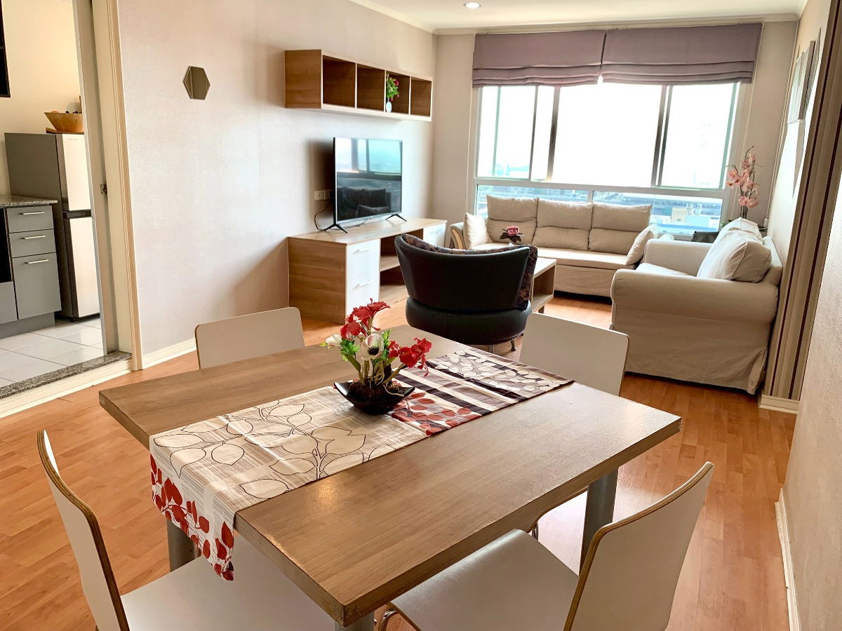 picture For rent: Lumpini Ville Ramkhamhaeng 44 (near BTS Lam Sali Intersection) 2 bedrooms, 2 bathrooms, size 64 sq m. - 1/8