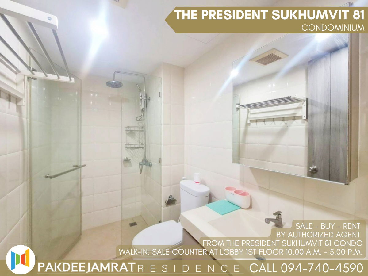 รูป 🅵🅾️🆁 🆁🅴🅽🆃  𝗧𝗵𝗲 𝗣𝗿𝗲𝘀𝗶𝗱𝗲𝗻𝘁 𝗦𝘂𝗸𝗵𝘂𝗺𝘃𝗶𝘁 𝟴𝟭 1 ห้องนอน 1 ห้องน้ำ  ขนาด 35 ตร.ม. 16,000 บาท / เดือน - รูปที่ 5/9