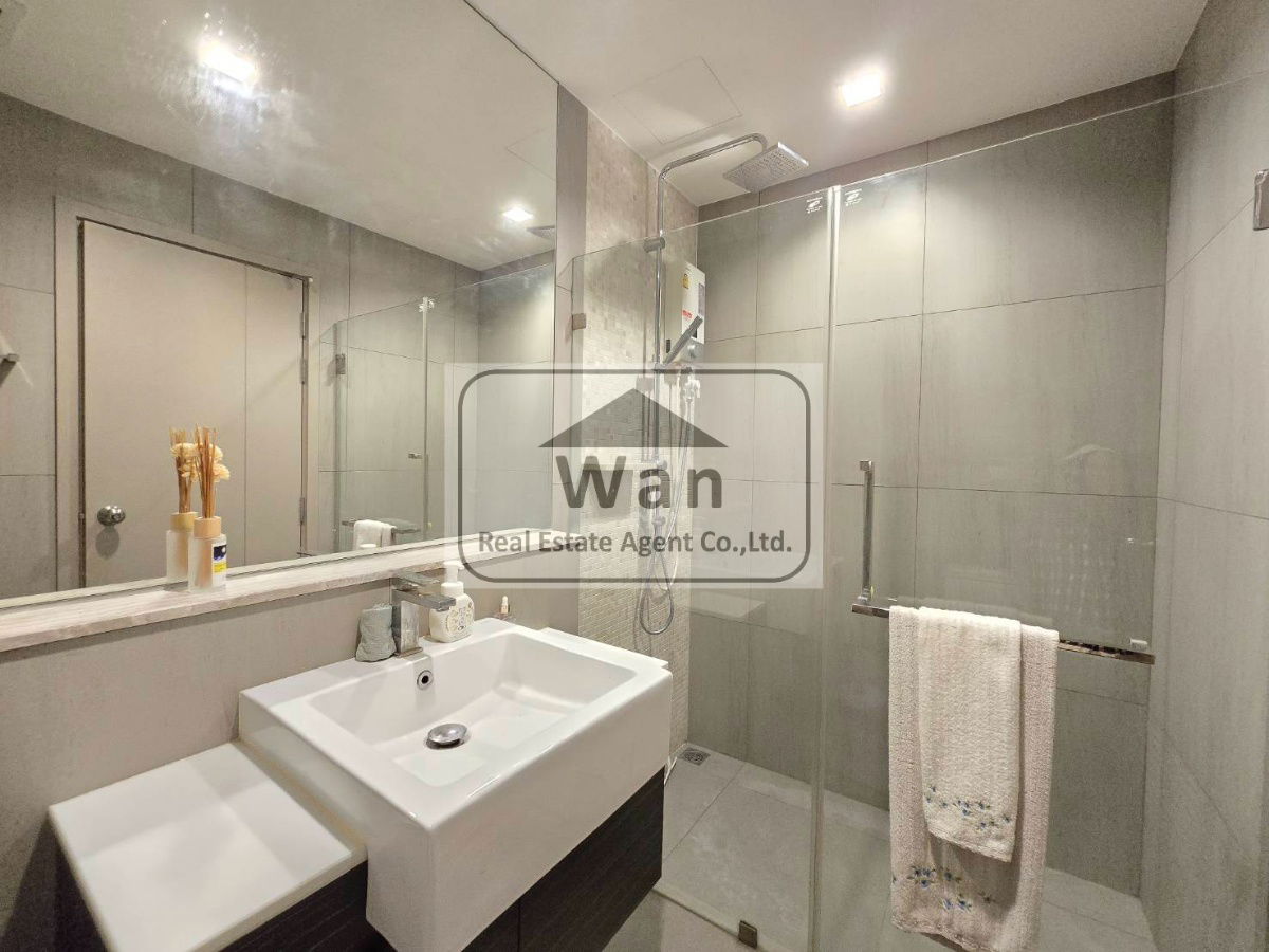 รูป ให้เช่า politan rive แบบ 2 ห้องนอน 52 ตร.ม. วิวสวนและแม่น้ำ ครบพร้อมอยู่ - รูปที่ 18/18