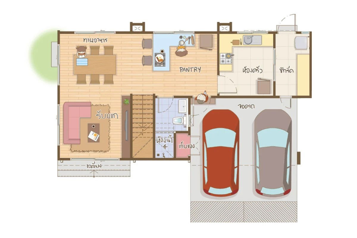 รูป ขายบ้านตัวอย่าง AKI ราคาสุดคุ้ม อณาสิริ วงแหวน ลำลูกกา - รูปที่ 10/12