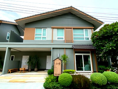 บ้านแฝด เซฟวัน โก ศรีสมาน : (บ้านพร้อมเฟอร์นิเจอร์ เข้าอยู่ได้ทันที) ขายบ้านแฝดไตล์ญี่ปุ่นใกล้ทางด่วน ศรีสมาน-ดอนเมือง โครงการอณาสิริ สรงประภา