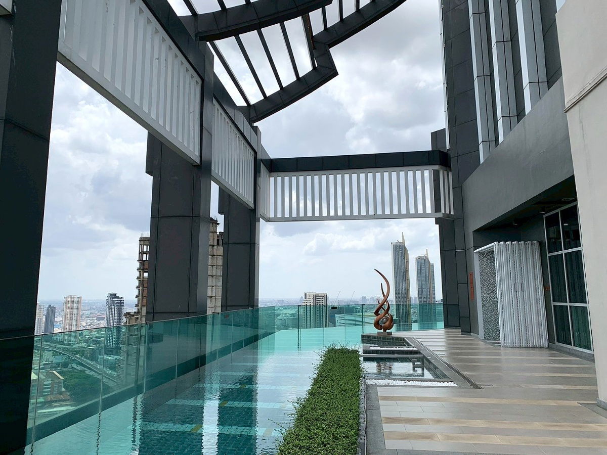 รูป ขายด่วน！คอนโดริทึ่ม สาทร ชั้นสูง วิวเมือง 1 ห้องนอน ตกแต่งครบ  - รูปที่ 8/10