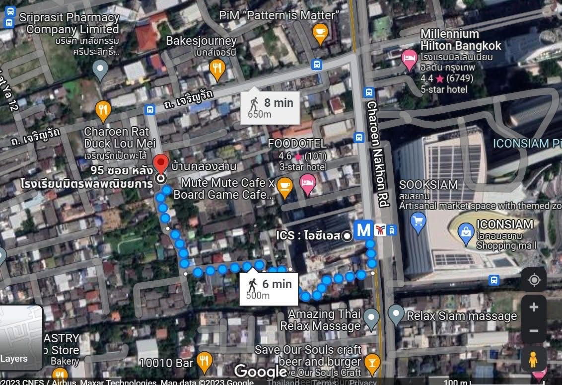 picture B1000 Detached house for rent, 3 bedrooms, 600 square wah, city centre, near ICon Siam and golden BTS, ready to move in! - 13/13