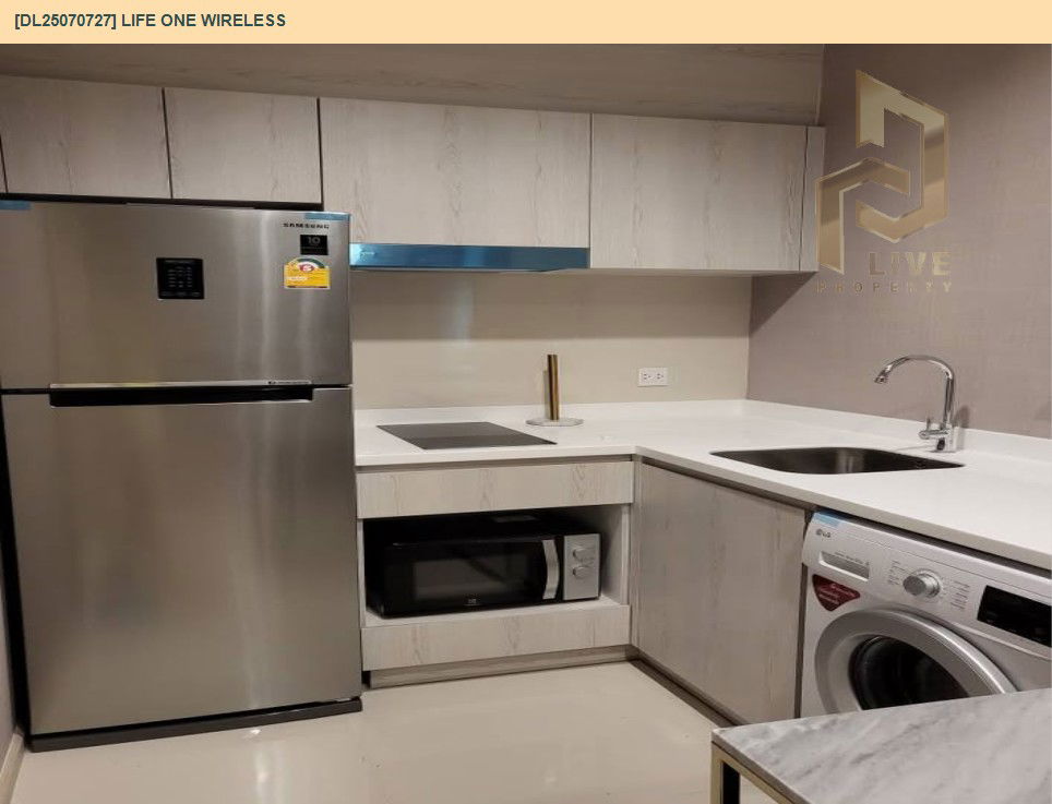 picture DL25070727 Condo for rent, Life One Wireless near BTS Ploen Chit, ready to move in, call urgently 0656133286 LineID @655ebbvc - 5/7