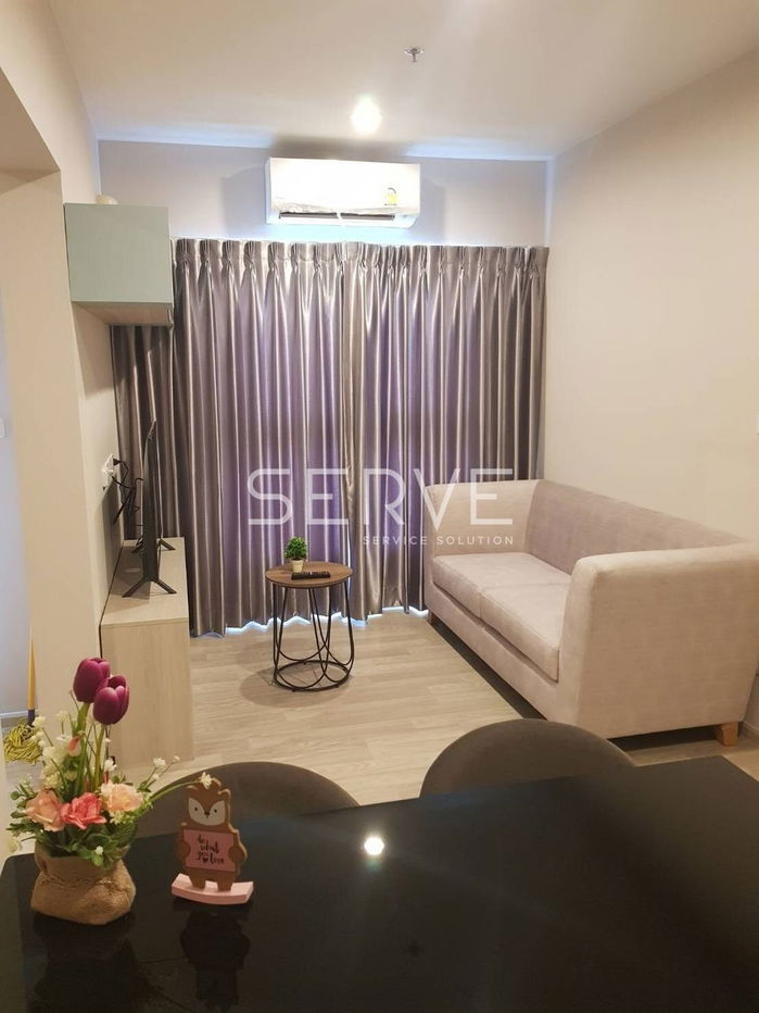 รูป 2 Bed Nice Room Good Location Only 1 station to BTS Asok / Condo For Rent -The Privacy Rama 9 - รูปที่ 2/9