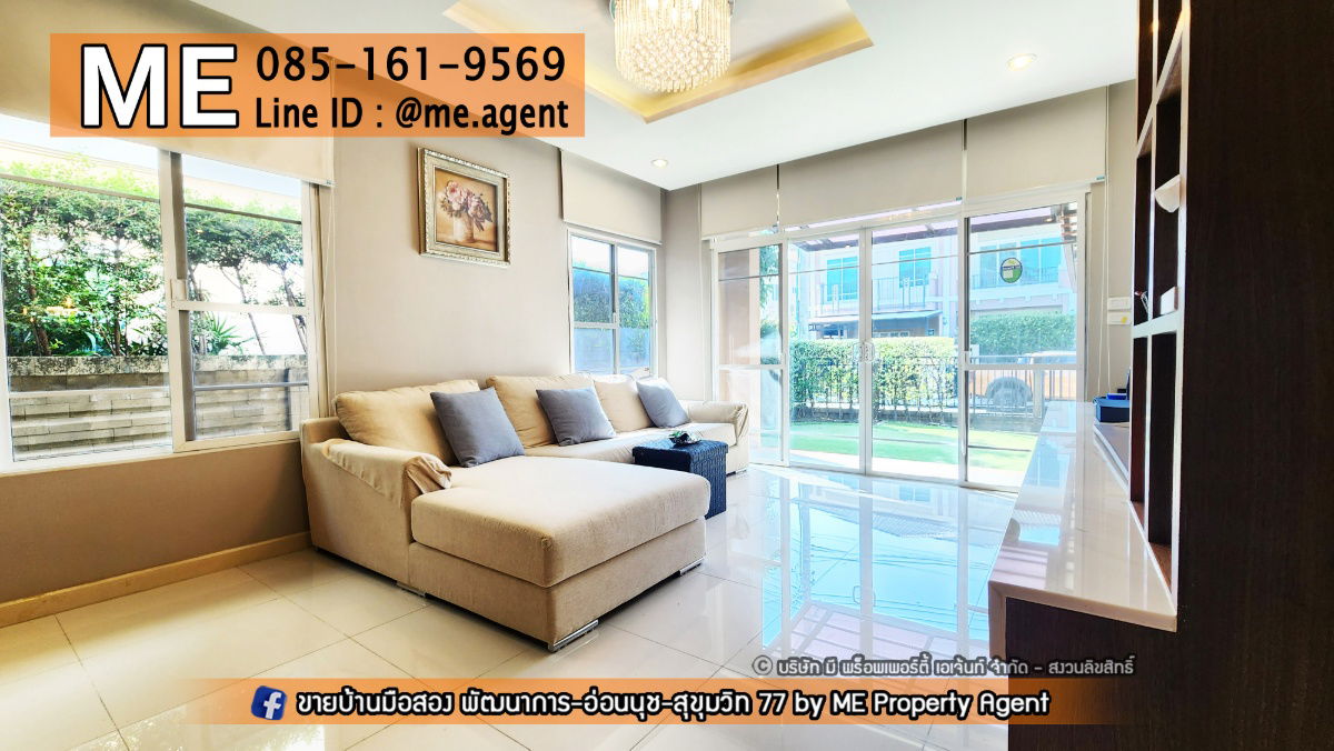 picture Rent New house, Passorn Prestige, Pattanakarn 38 size 250 sqm fully furnished, Pattanakarn - Srinakarin - On Nut, call 064-954-9619 (RBJ19-76). - 10/25