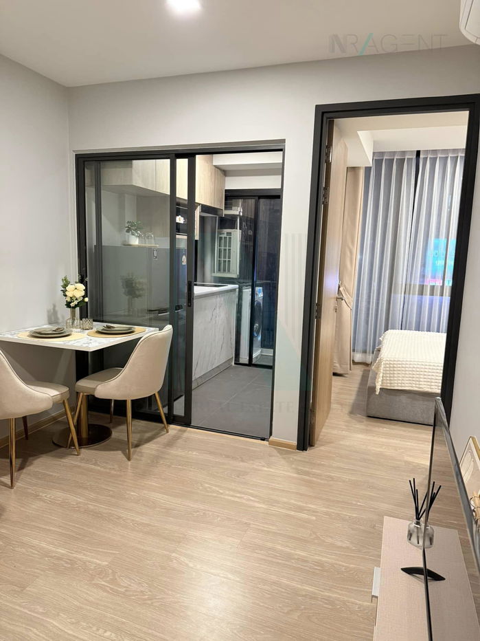 picture 🚩 For Rent Condo THE MOMENT RATCHADA 19 Building 1, Floor 3,1 bed room, Room size 27.00 sqm - 6/8
