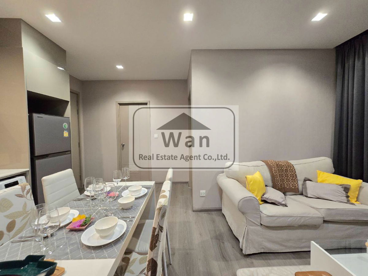 รูป ให้เช่า politan rive แบบ 2 ห้องนอน 52 ตร.ม. วิวสวนและแม่น้ำ ครบพร้อมอยู่ - รูปที่ 11/18