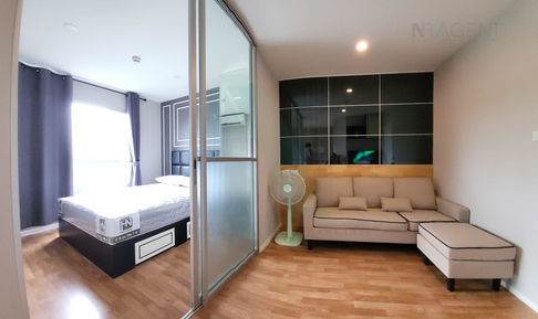 For Rent Condo LUMPINI VILLE SUKHUMVIT 76 - BEARING STATION Building B, Floor 3,1 bed room, Room size 26.00 sqm