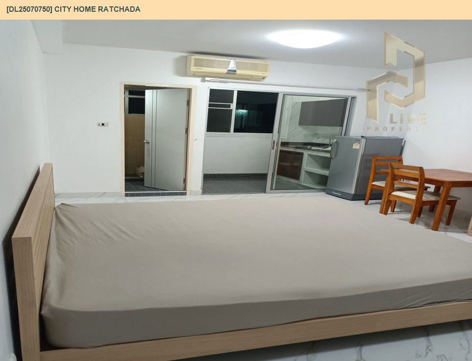 รูป DL25070750 ให้เช่าคอนโด ซิตี้ โฮม รัชดา (City Home Ratchada) ใกล้ MRT ศูนย์วัฒนธรรมฯ พร้อมเข้าอยู่ โทรด่วน 0638692663 LineID @534wlwof - รูปที่ 3/9