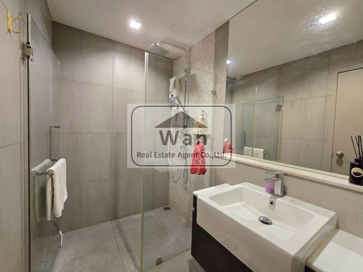 รูป ให้เช่า politan rive แบบ 2 ห้องนอน 52 ตร.ม. วิวสวนและแม่น้ำ ครบพร้อมอยู่ - รูปที่ 9/18