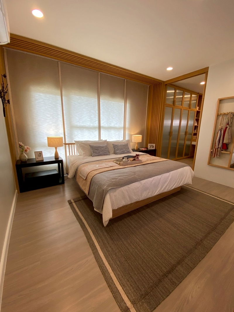 ขายบ้านเดี่ยว : (บ้านพร้อมเฟอร์นิเจอร์ เข้าอยู่ได้ทันที) ขายบ้านเดี่ยวไตล์ญี่ปุ่นใกล้ทางด่วน ศรีสมาน-ดอนเมือง โครงการอณาสิริ สรงประภา