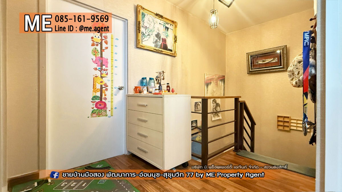 picture For Sale 2-Storey Townhouse Pruksa Ville 73, Pattanakarn 38, Good decoration, Close to Ekkamai - Thonglor - Sukhumvit, call 064-954-9619 (TA67-18) - 13/19