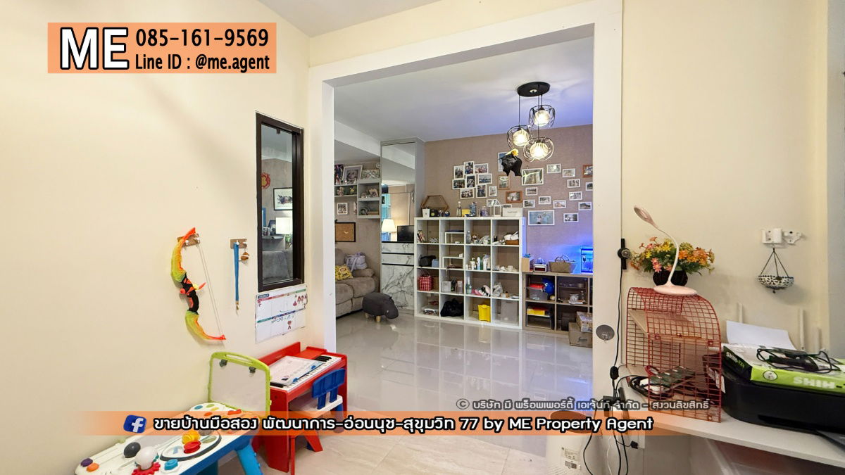picture For Sale 2-Storey Townhouse Pruksa Ville 73, Pattanakarn 38, Good decoration, Close to Ekkamai - Thonglor - Sukhumvit, call 064-954-9619 (TA67-18) - 9/19