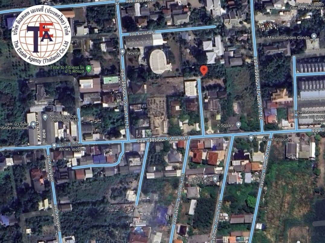 รูป ขายที่ดิน ทำเลทอง📍แจ้งวัฒนะ 10 แยก 9-1 (ซ. เปาอินทร์) ที่ถมแล้ว 157 ตรว.  ขนาดประมาณ  19*32 เมตร  สนามบินดอนเมือ BTSสายสีแดง,สายสีชมพู  - รูปที่ 4/8