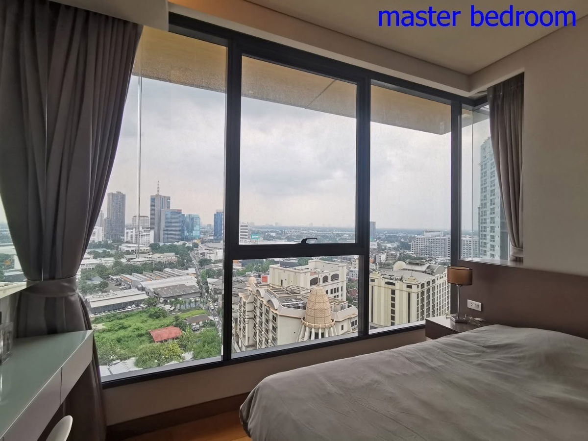 picture The Lumpini 24 for rent 2br.2bath 54.3 sqm. corner Bang Krachao view and City View, beautifully decorated, 15th floor - 7/26