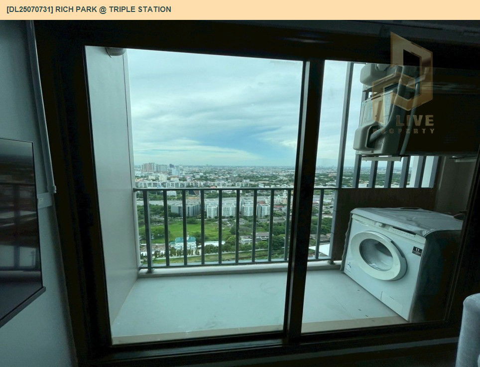 picture DL25070731 Condo for rent, Rich Park @ Triple Station near รถไฟสถานีหัวหมาก, ready to move in, call urgently 0656133286 LineID @655ebbvc - 16/16
