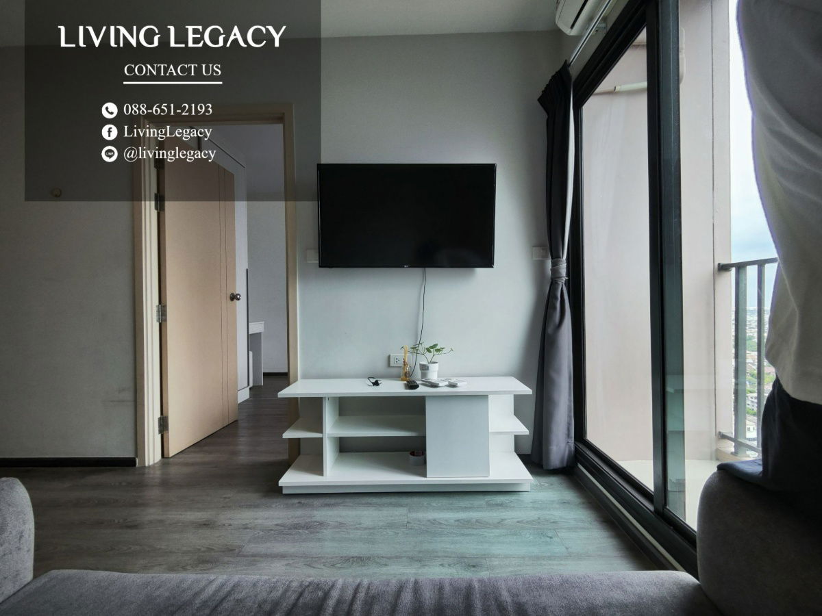 picture SHDRBK Condo For Rent Rich Park @ Triple Station 30 Sq.M. Floor 30 line id : @livinglegacy - 8/14